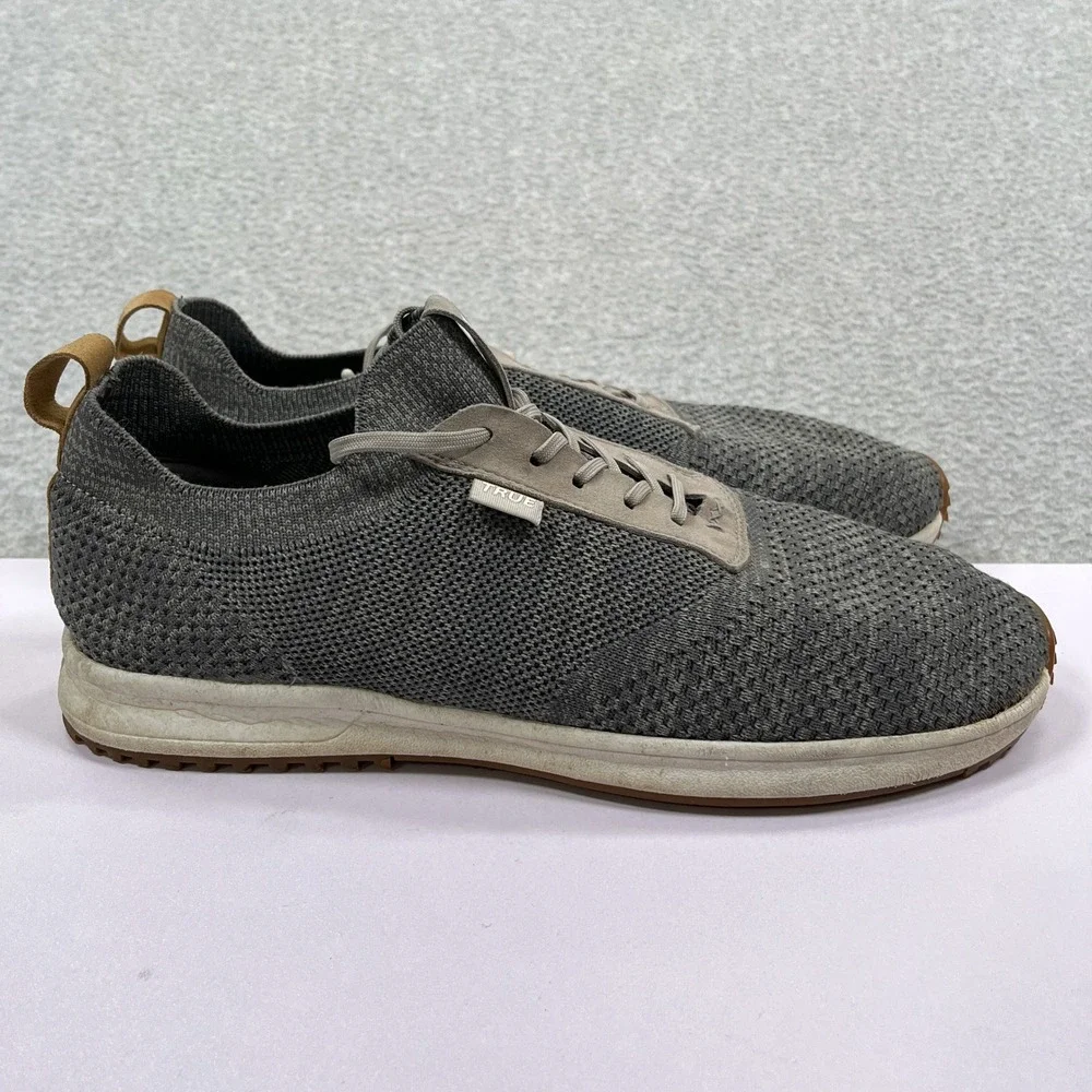 True Linkswear True Knit II Golf Shoes Mens 13 Grey Knit Spikeless Shoes Sneaker